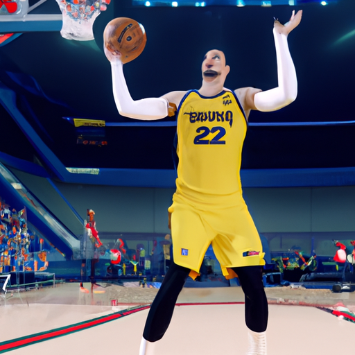 Klay Thompson practicing in Fenerbahce jersey