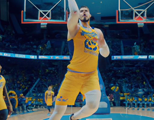 Klay Thompson practicing in Fenerbahce jersey