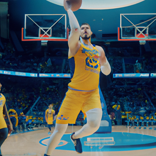 Klay Thompson practicing in Fenerbahce jersey