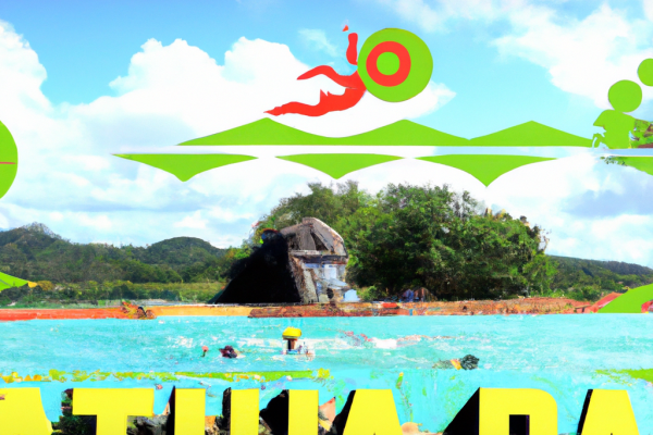 Pagaura, Piccio, Paraiso banner 5150 Triathlon Dapitan cast