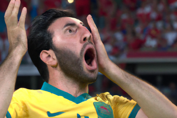 Hakan Demir reacts to Iran’s 41-point loss to Brazil