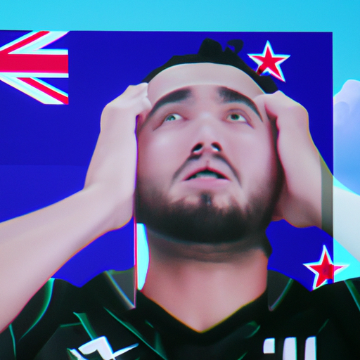 Reuben Te Rangi reacts to New Zealand losing to the USA