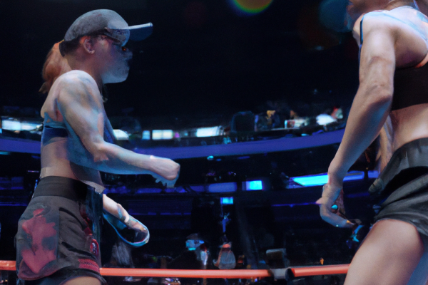Erin Blanchfield battles Taila Santos in UFC Fight Night in Singapore