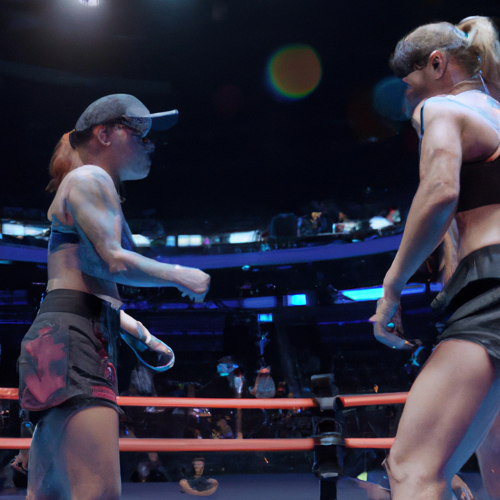 Erin Blanchfield battles Taila Santos in UFC Fight Night in Singapore