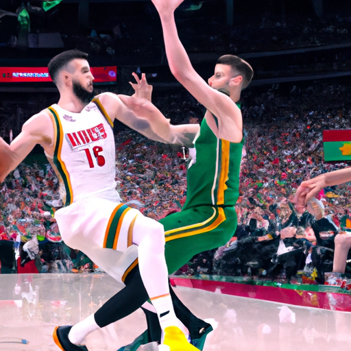 Jonas Valanciunas takes control in the paint as Lithuania cruises past Mexico, advancing to 2-0