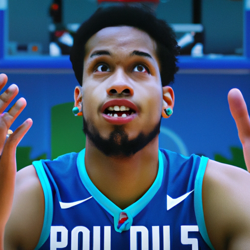 Karl-Anthony Towns reacts to the Dominican Republic stunning Philippines