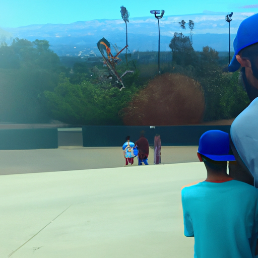 LeBron and Bronny James at Dodgers game following son’s heart issue