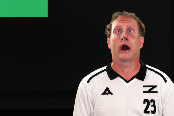 Gordie Herbert reacts to Germany beating Australia to go 2-0