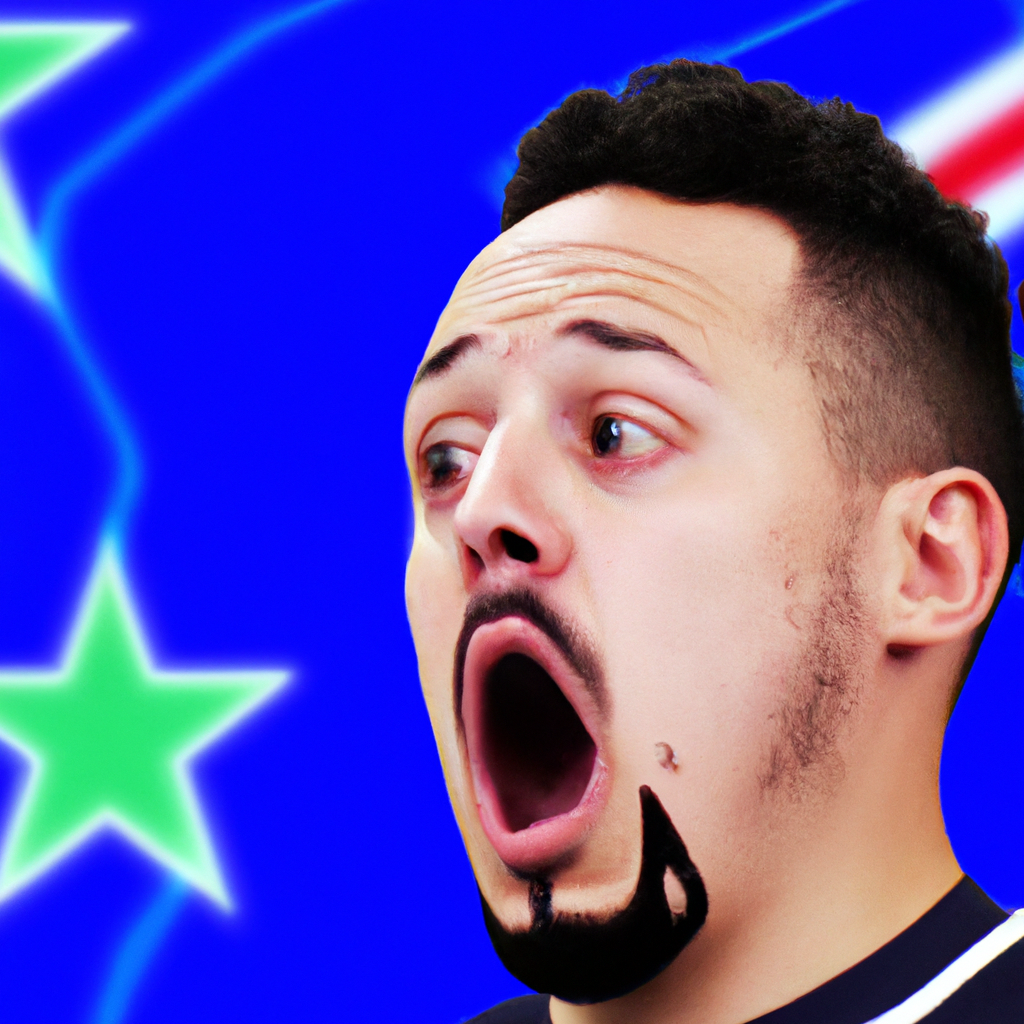 Reuben Te Rangi reacts to New Zealand losing to the USA
