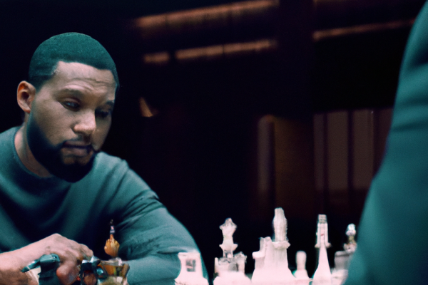 Derrick Rose playing chess at Drake’s concert Derrick Rose playing chess at Drake’s concert