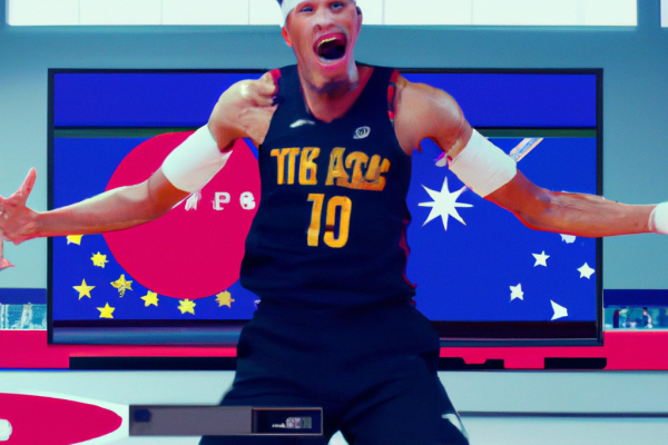 Tyrese Haliburton reacts to Team USA passing Montenegro