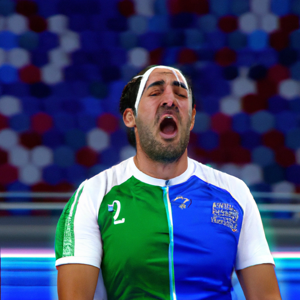Gianmarco Pozzecco reacts to Italy grabbing another win over Serbia