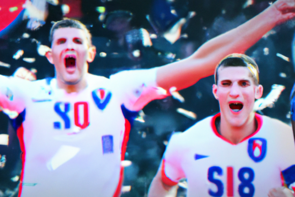 Nikola Jokic and Novak Djokovic celebrate Serbia’s World Cup run (VIDEO)