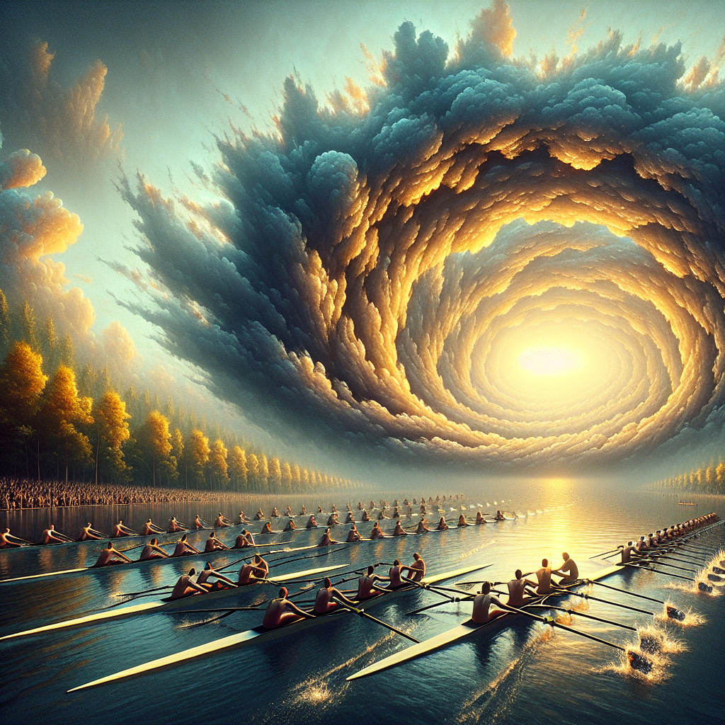 Rowing into finals
