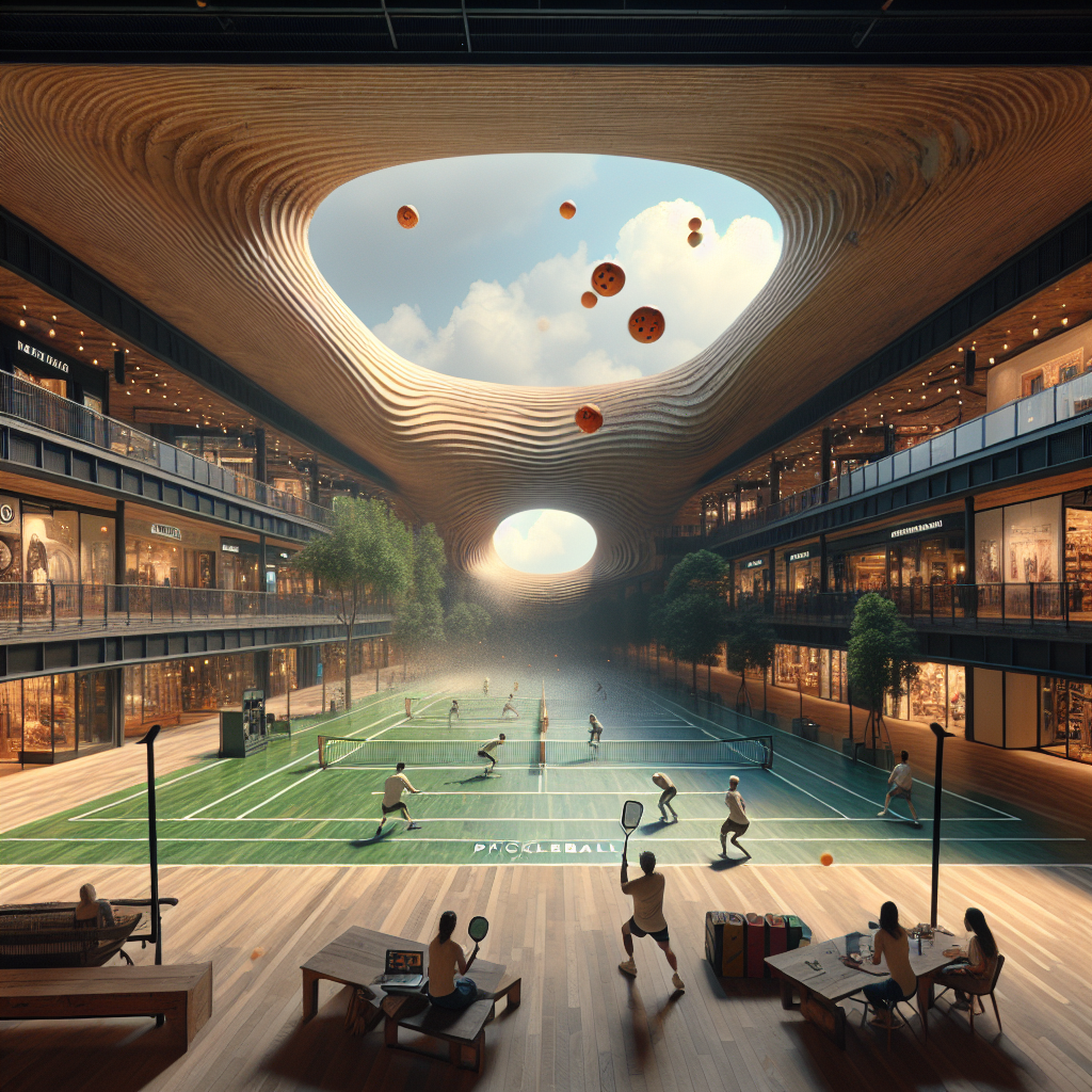 Pickleball volleys way to Ayala Malls