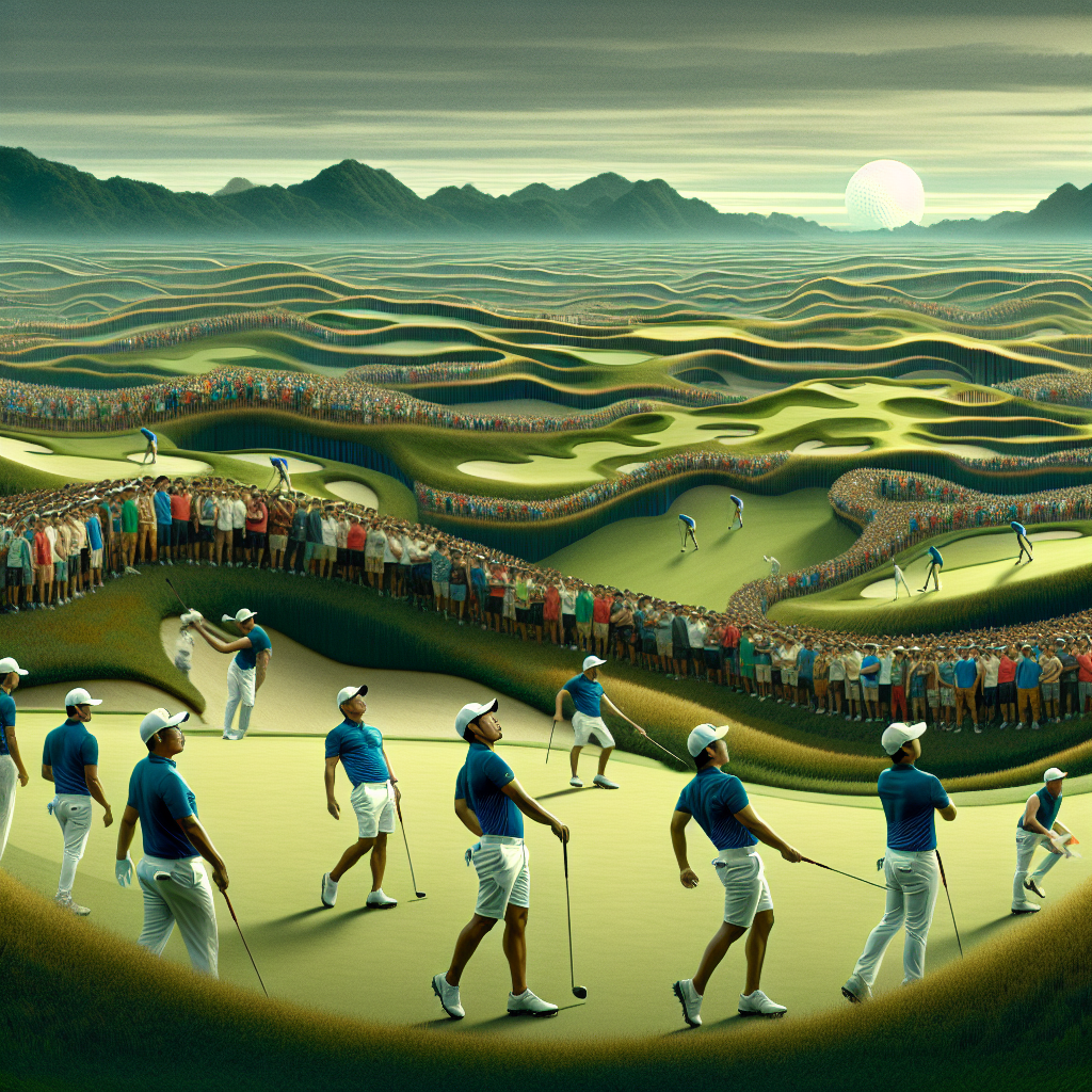 Filipino golfers reel back in Asiad day of torrid scoring