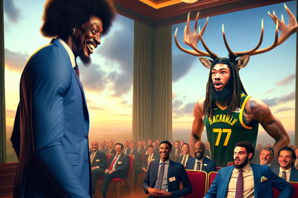 Magic Johnson reacts to Bucks landing Damian Lillard