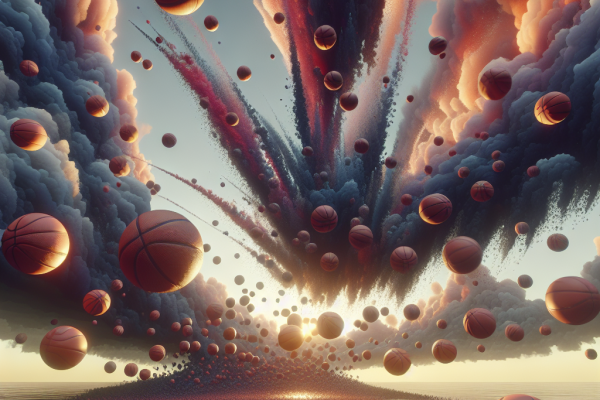 An explosion of basketball