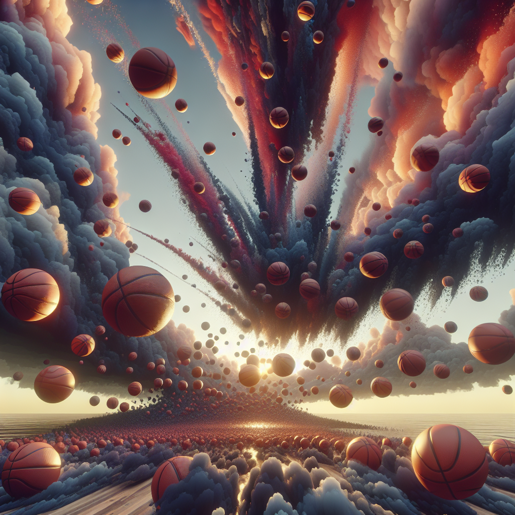 An explosion of basketball