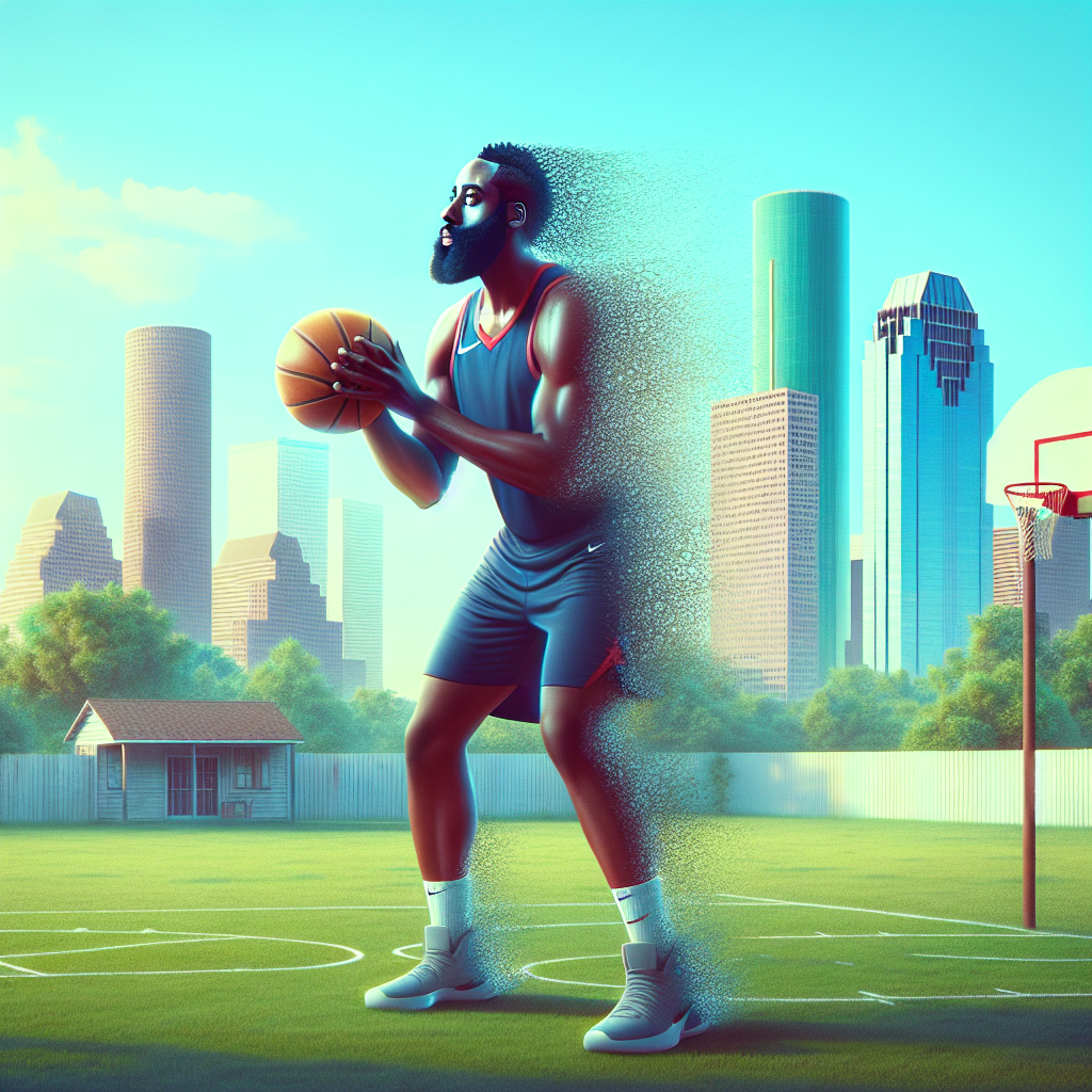 James Harden in Houston, misses 76ers practice