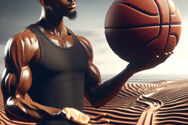 Mitchell Robinson explains why an NBA basketball is brown
