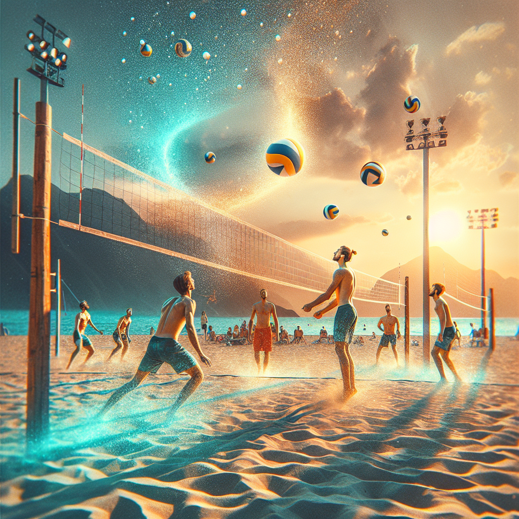 Elite beach volley pairs in town