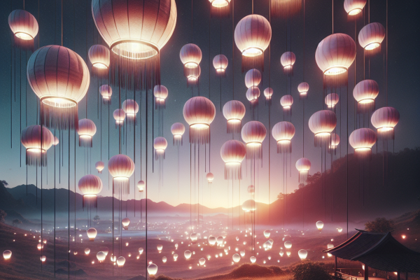 Giant Lanterns near MPBL coronation