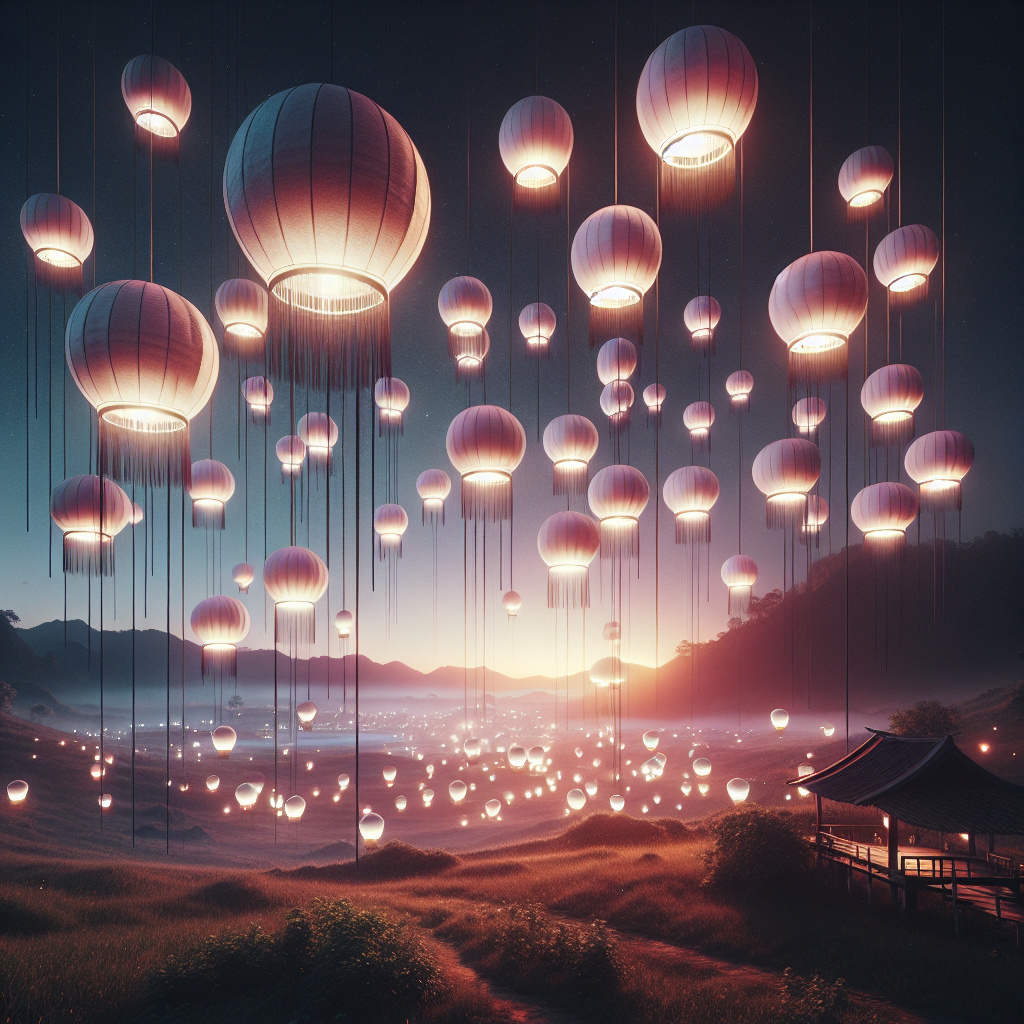 Giant Lanterns near MPBL coronation