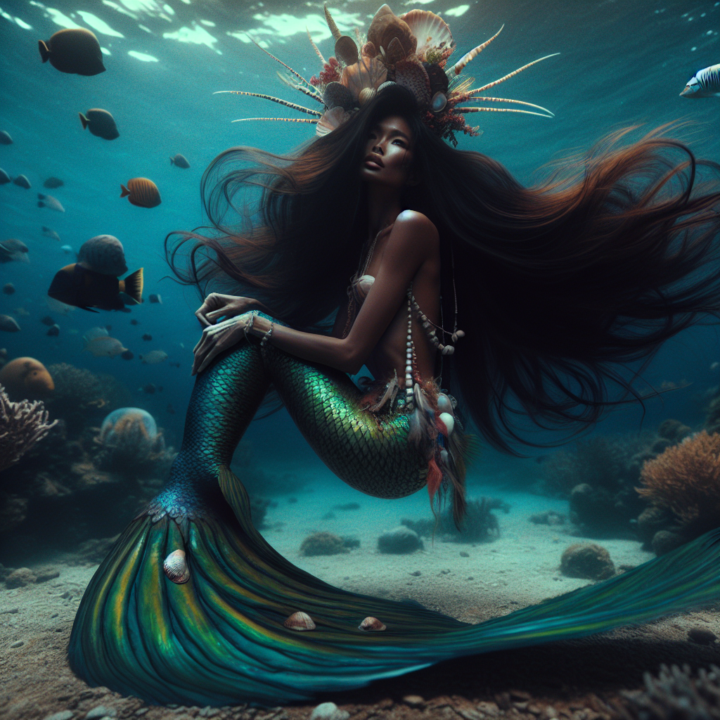 Little Mermaid from Palawan puts on show