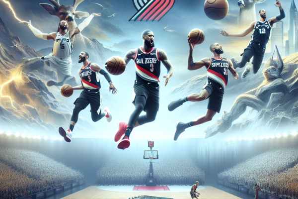 Trail Blazers triumph as four players score in 20s against Spurs