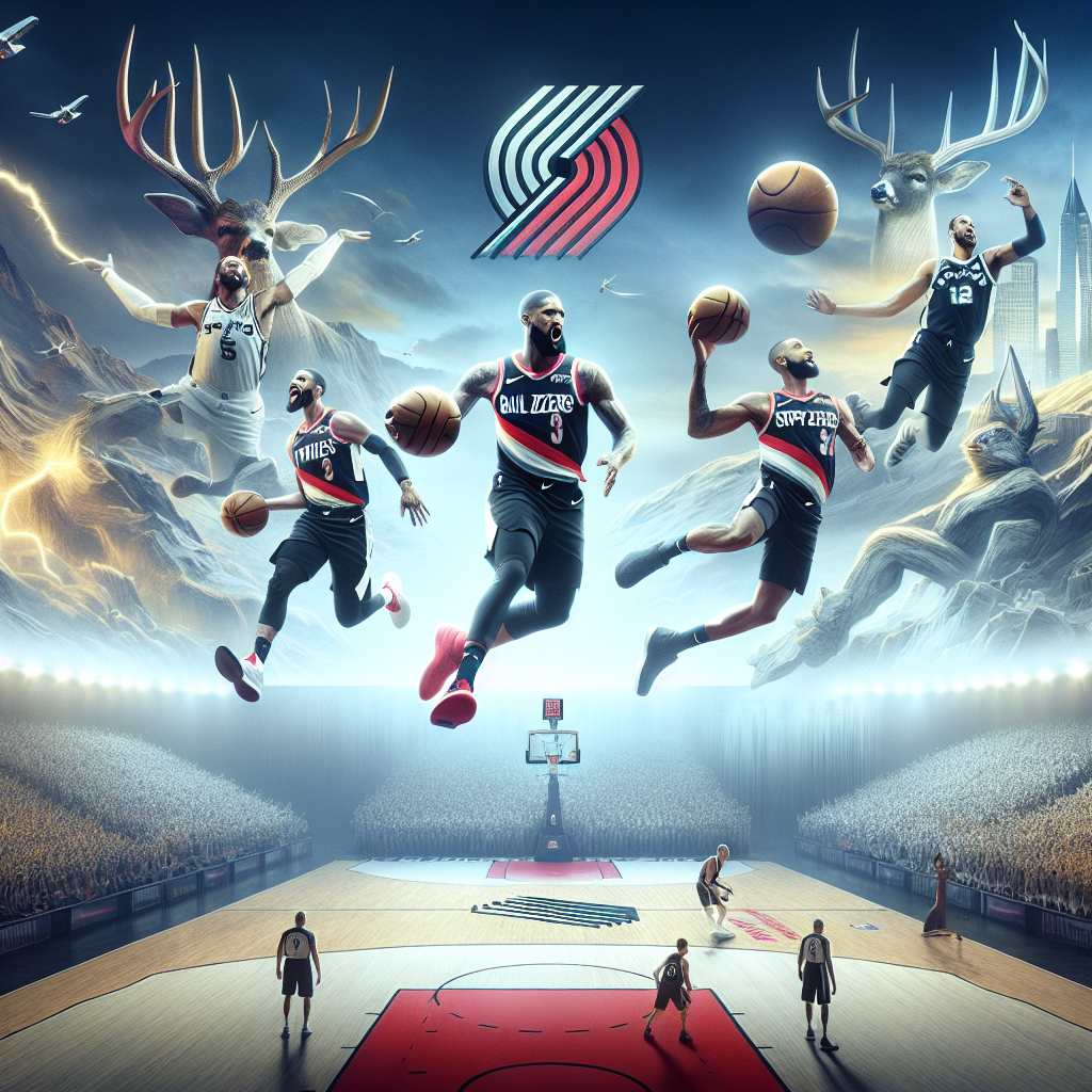 Trail Blazers triumph as four players score in 20s against Spurs