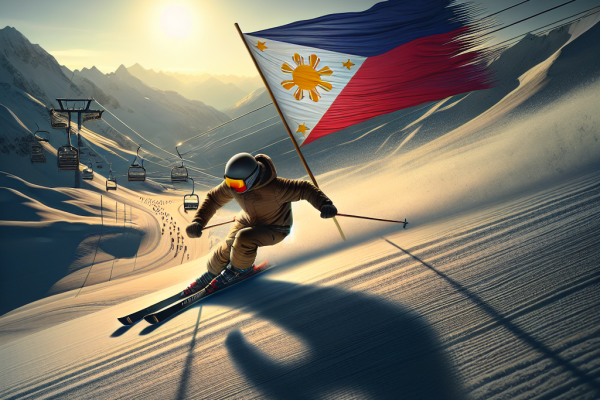 Skier Rabe Philippines flag-bearer in YOG