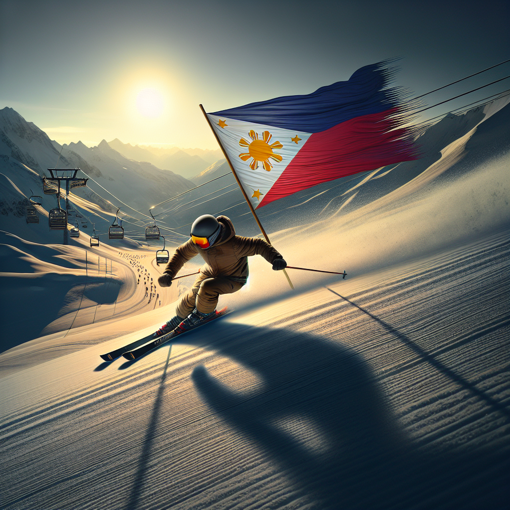 Skier Rabe Philippines flag-bearer in YOG