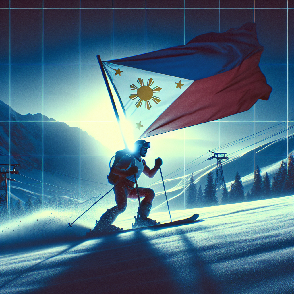 Skier Rabe Philippines flag-bearer in YOG